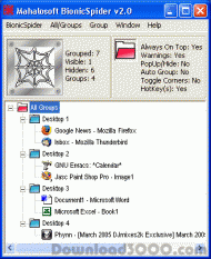 Mahalosoft BionicSpider screenshot